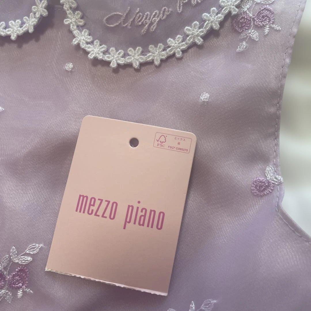 値下げ中！メゾピアノオーガンジーワンピース/インナーセット100cm