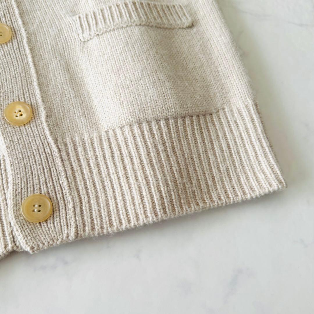 BLAMINK✨カシミヤ100%ニットベスト　ベージュ
