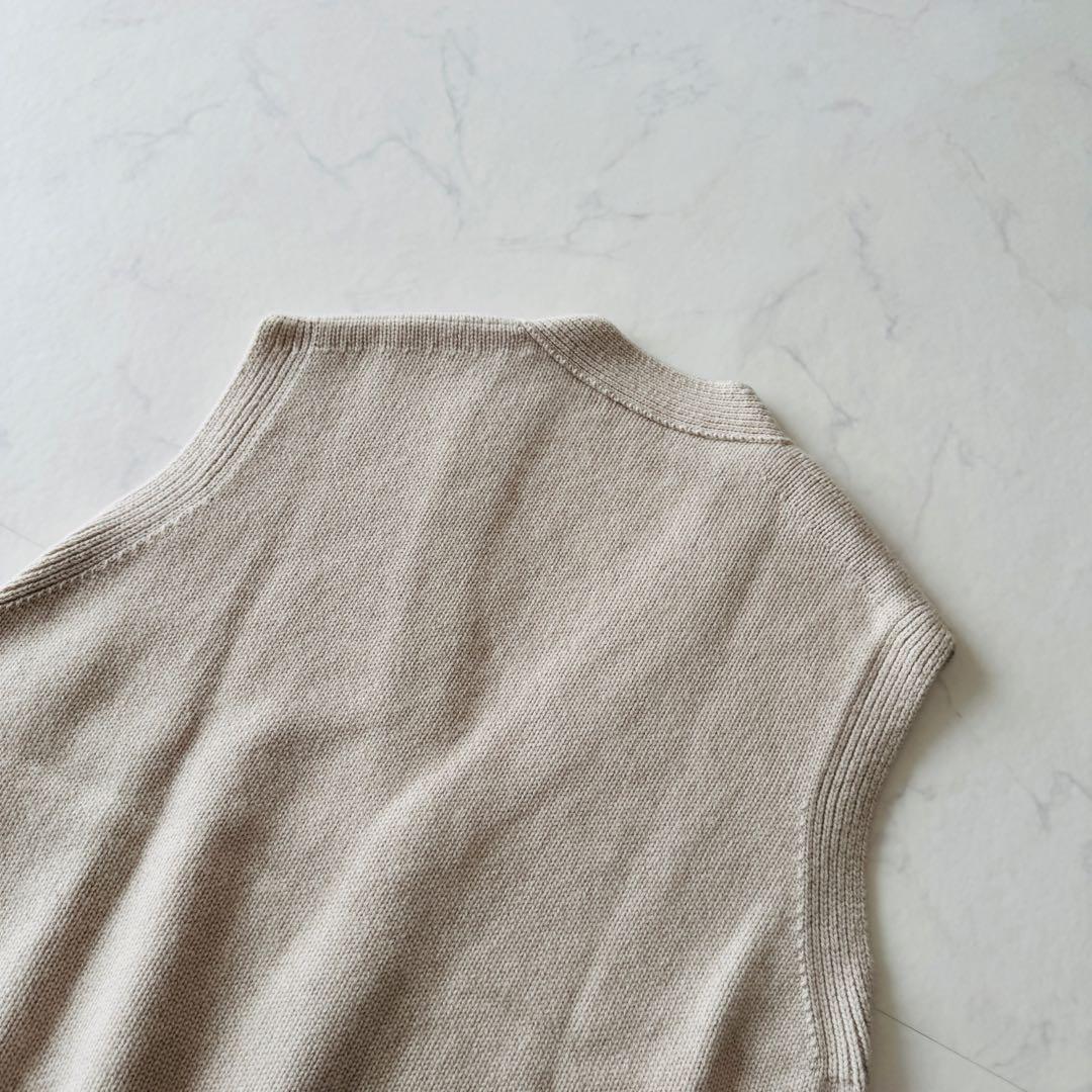 BLAMINK✨カシミヤ100%ニットベスト　ベージュ
