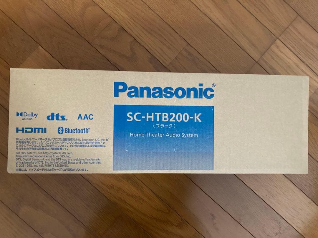 新品未開封 パナソニック サウンドバー SC-HTB200-K ブラック