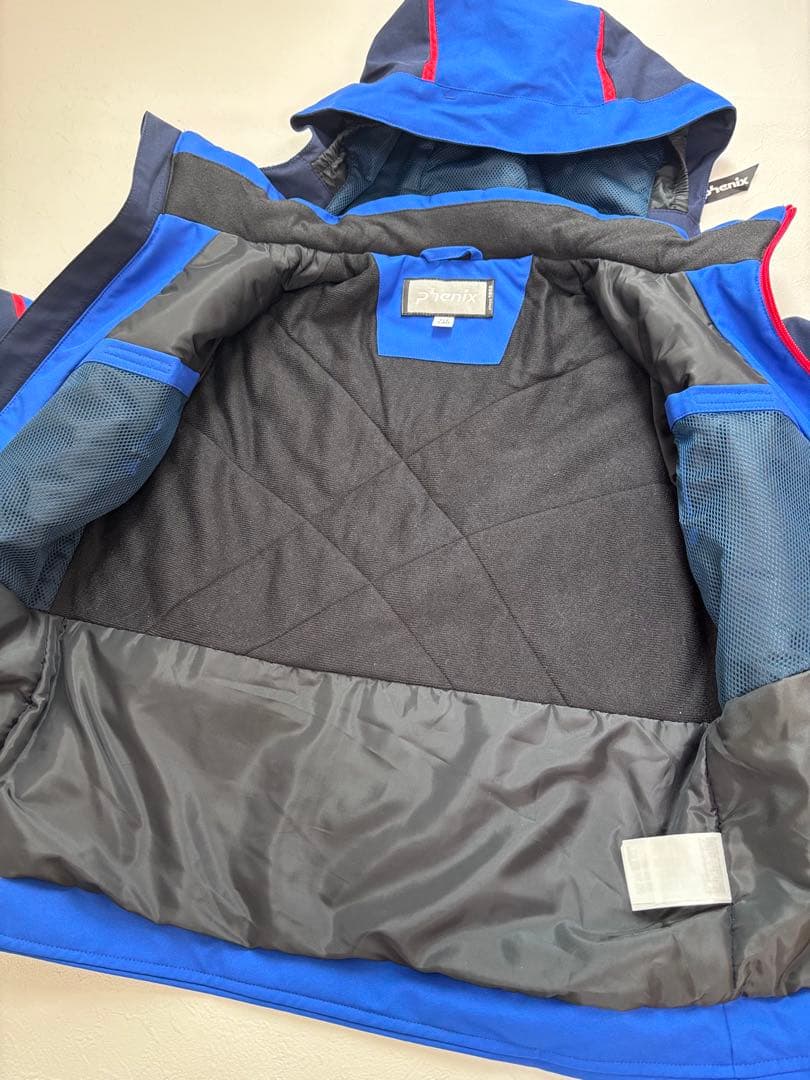 【美品】phenix フェニックス スキーウェア 上下セット 140 調節機能付
