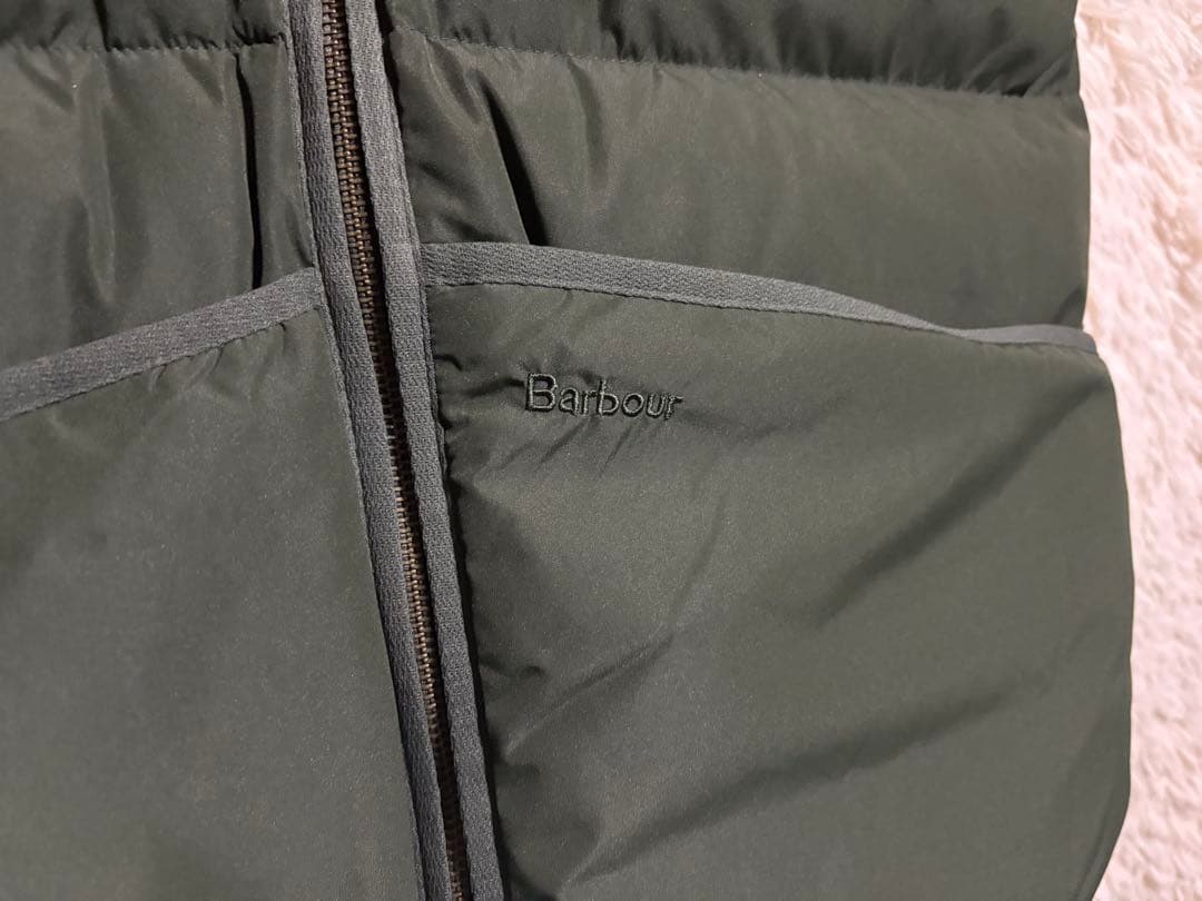 新品未使用 タグ付き　Barbour チェックダウンベスト リバーシブル　M