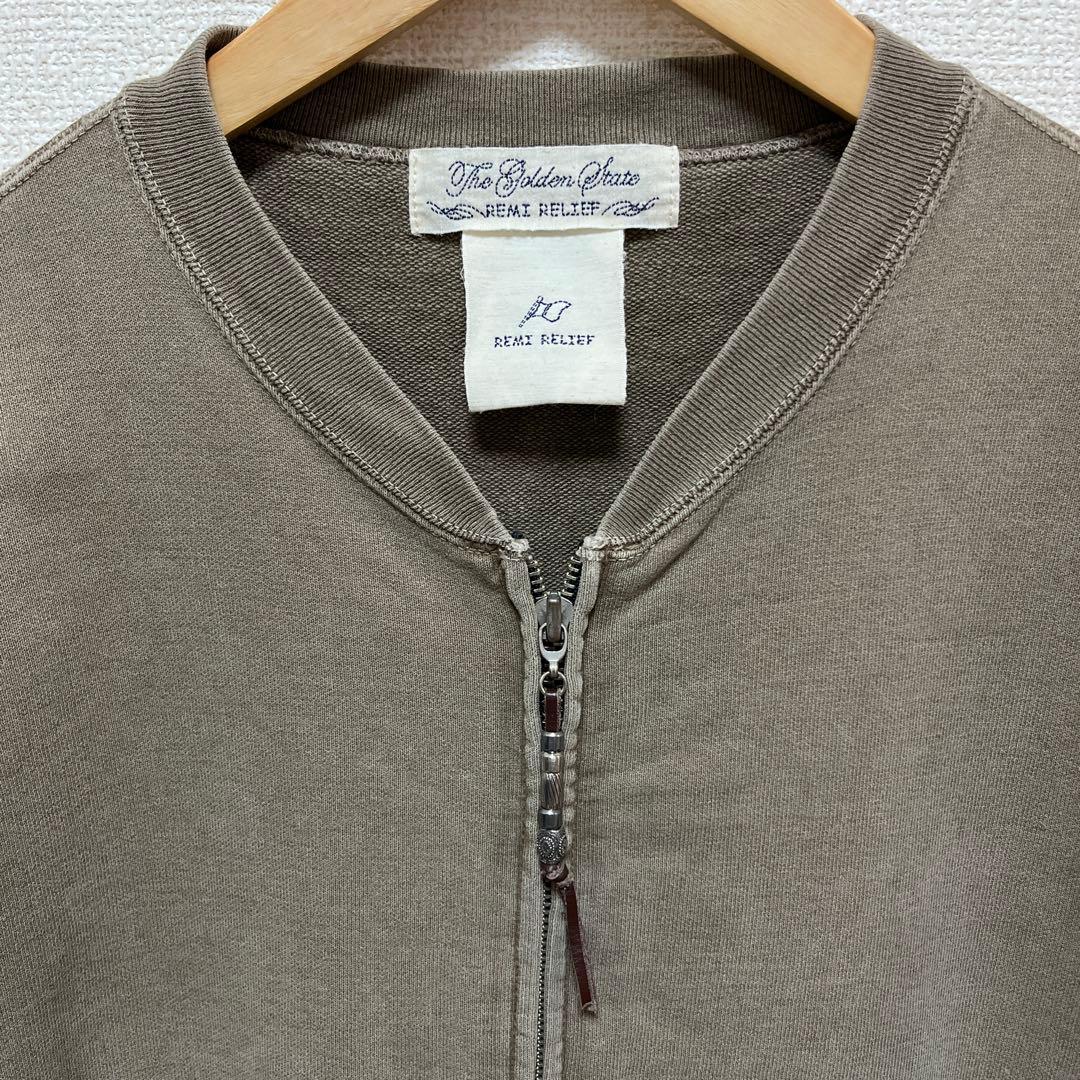 レミレリーフ ジップアップスウェット ネイティブアメリカン Y2K ロンハーマン