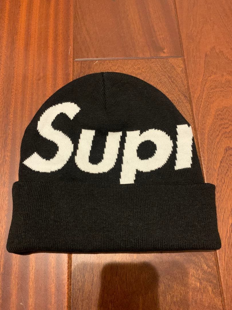 帽子 Supreme Big Logo Beanie BLACK