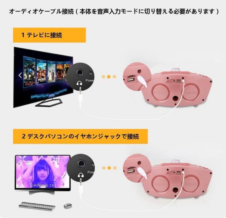 齋藤舞　カラオケ マイク  ワイヤレス マイク 2本 無線 接続