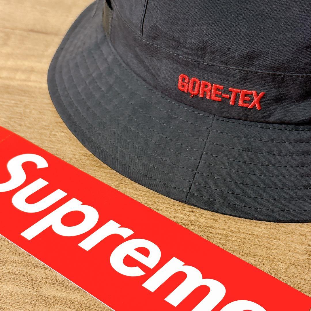 正規品　Supreme GORE-TEX バケットハット　帽子 ブラック　黒