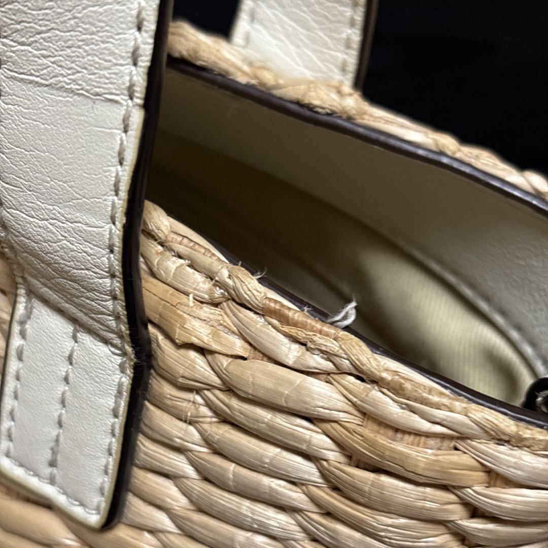 ☆美品☆ローレンラルフローレン2way かごバッグ ショルダーバッグ