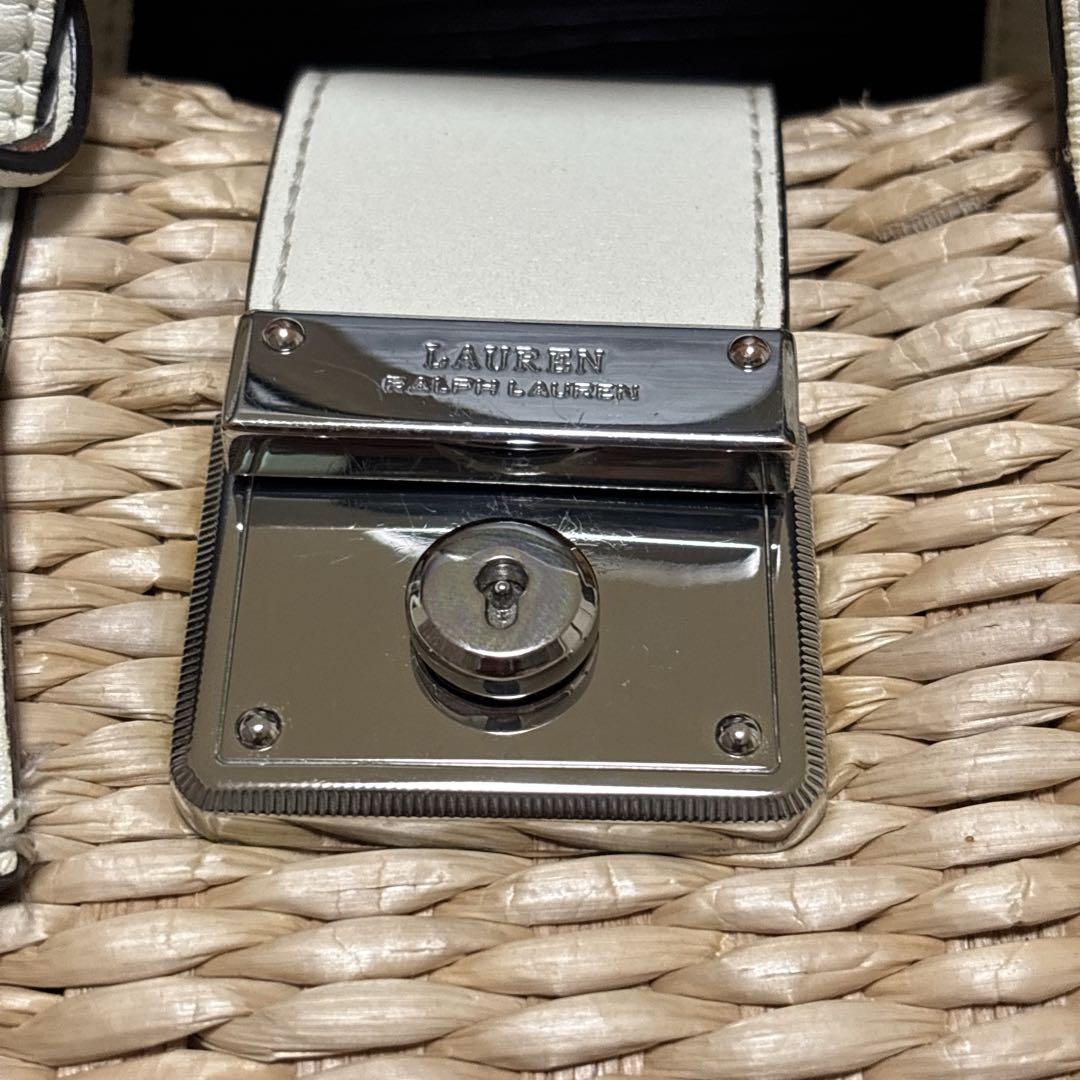 ☆美品☆ローレンラルフローレン2way かごバッグ ショルダーバッグ