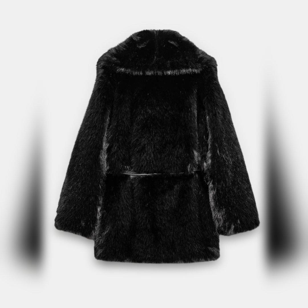 ZARA人気完売新作フェイクファーコートベルト付き新品未使用タグ付き