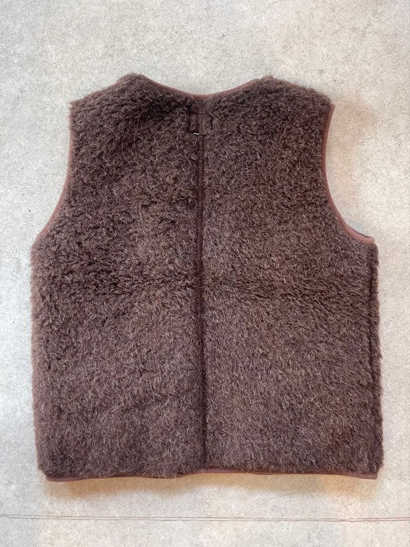 COLDBREAKER 100%ウールベスト L ブラウン　新品未使用　タグ付き