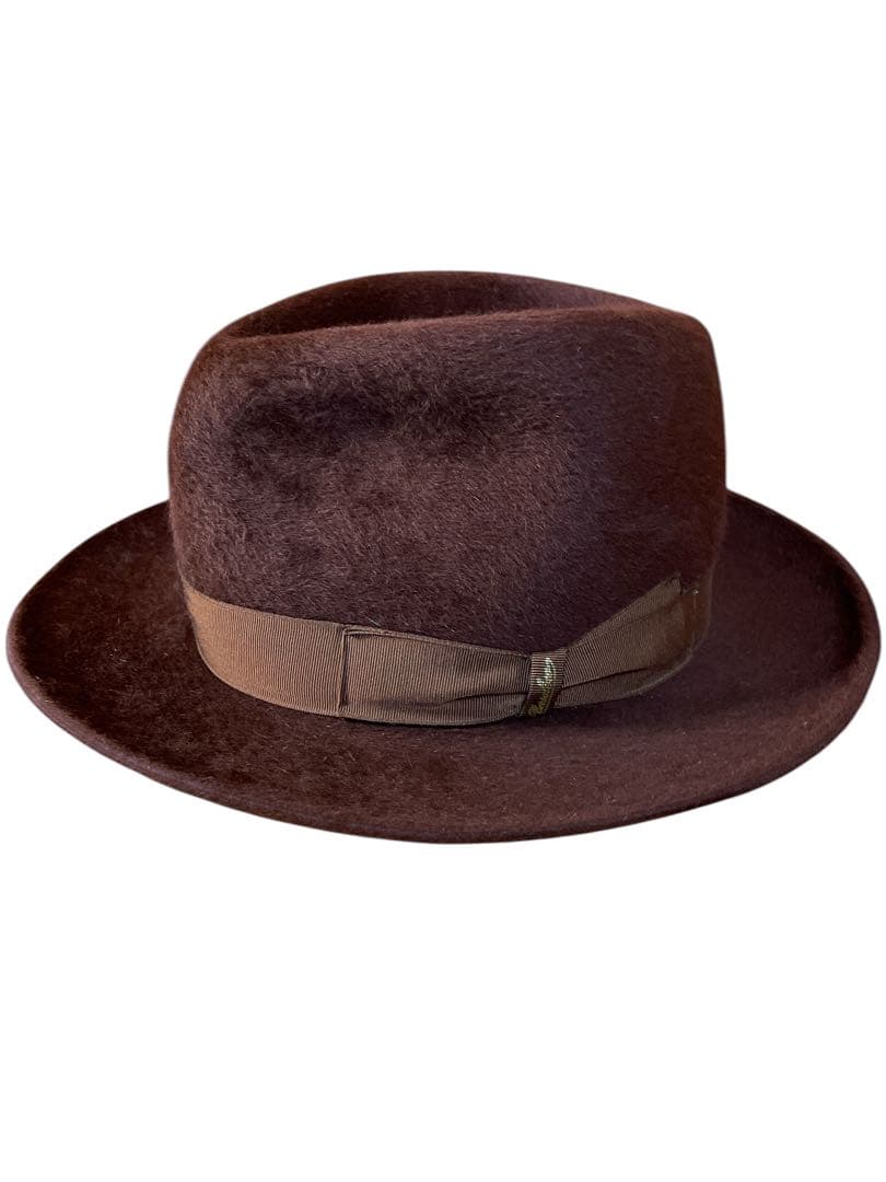 Borsalino ハット ボルサリーノ size56 カシミヤ グアナコ
