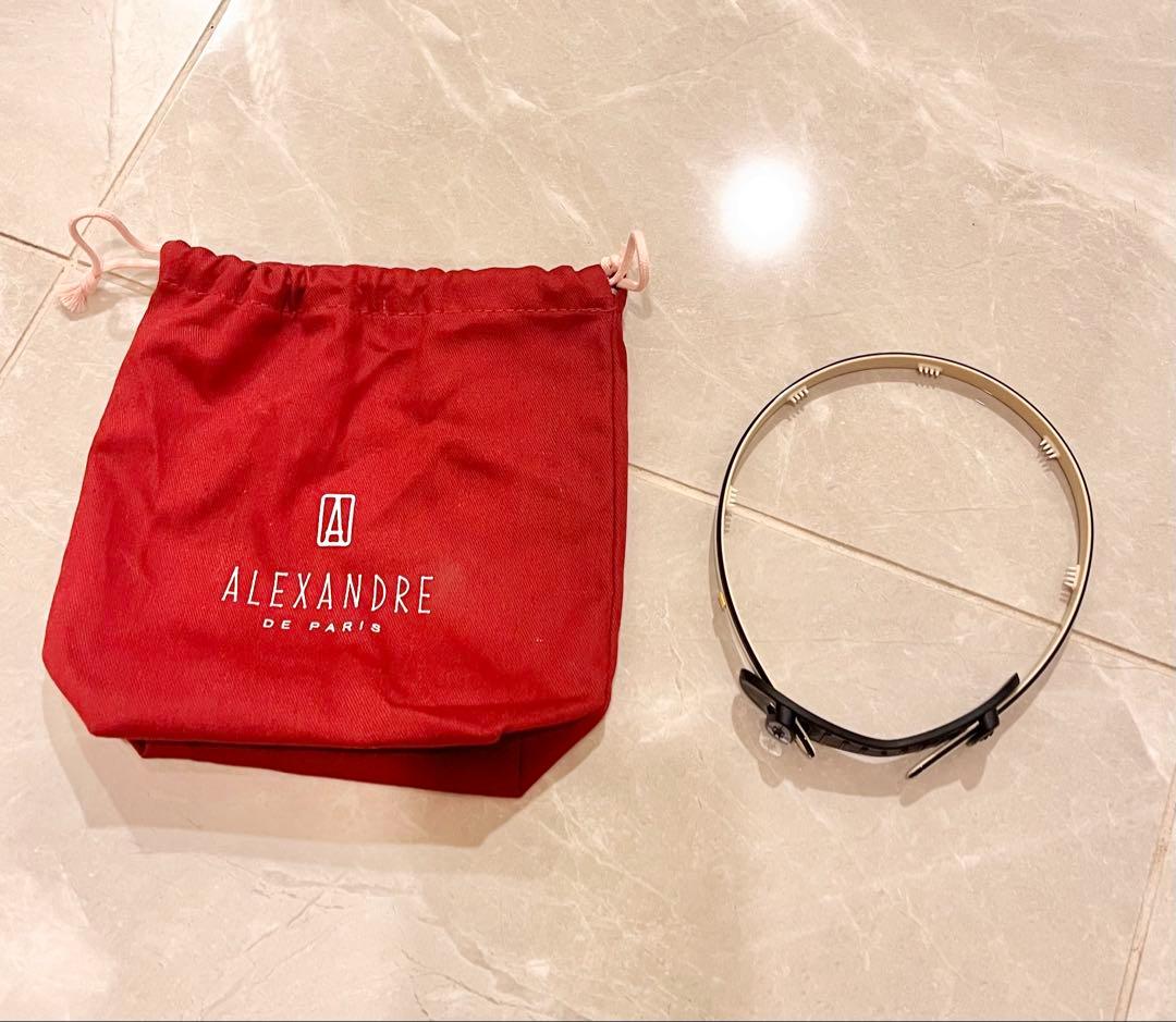アレクサンドルドゥパリ　ALEXANDRE DE PARIS カチューシャ　新品