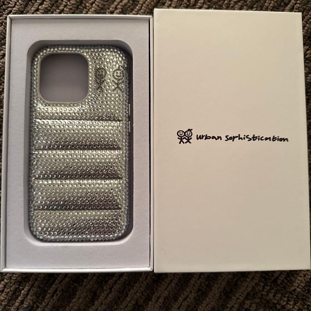 Urban Sophistication クリアTPUケース　ラインストーン