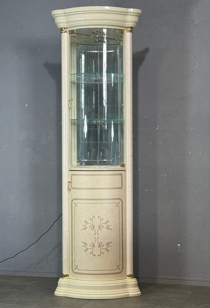 サルタレッリ フローレンス コーナーキャビネット ショーケース ガラスケース