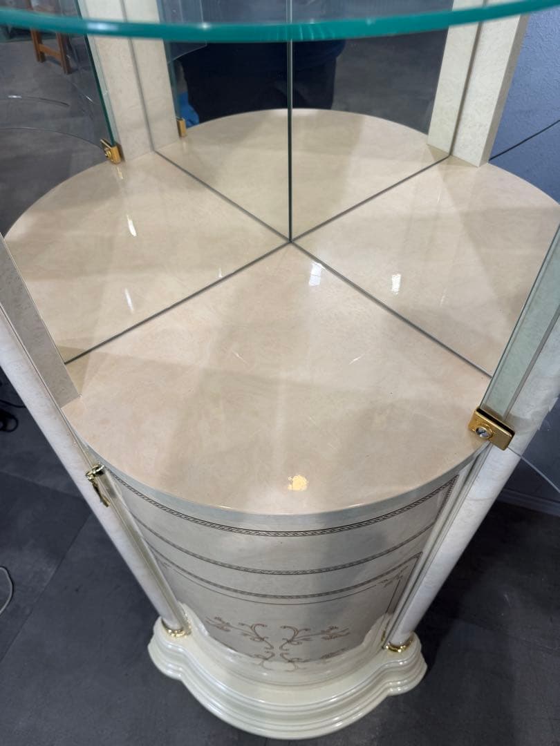 サルタレッリ フローレンス コーナーキャビネット ショーケース ガラスケース