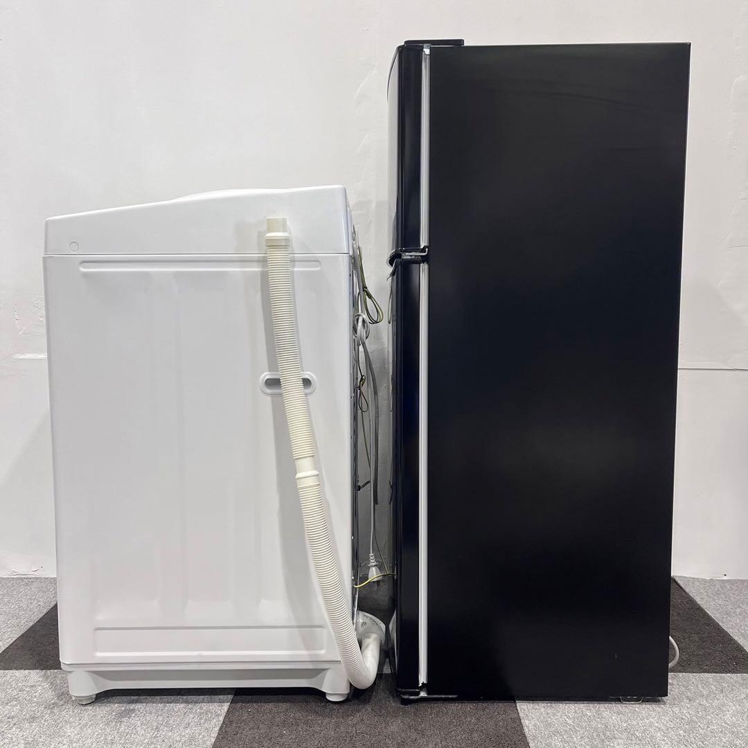 生活家電2点セット 冷蔵庫 130L 洗濯機 5.0kg 一人暮らし Au054