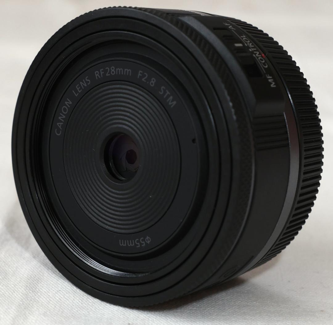 Canon RF 28mm F2.8 STM パンケーキレンズ 元箱付
