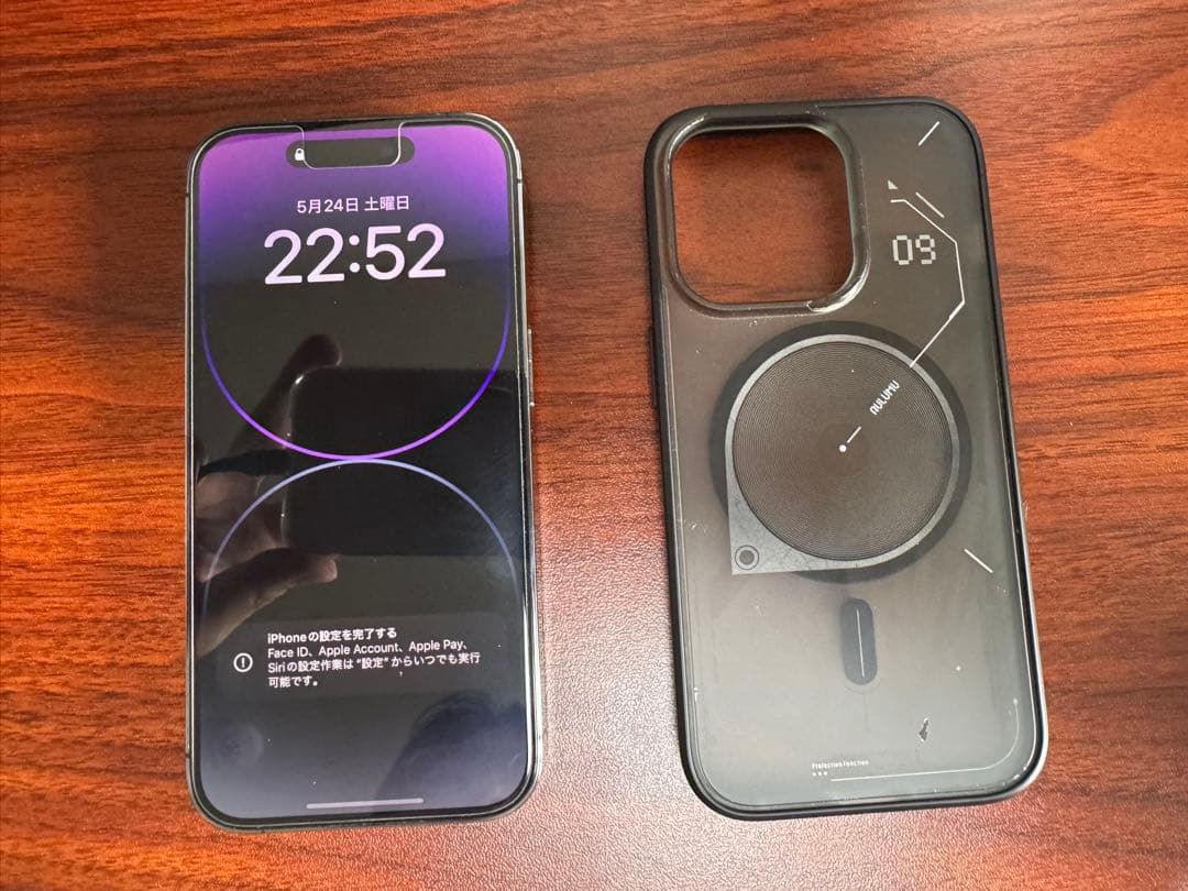 【値下げ】【美品】iPhone 14 Pro ディープパープル 本体