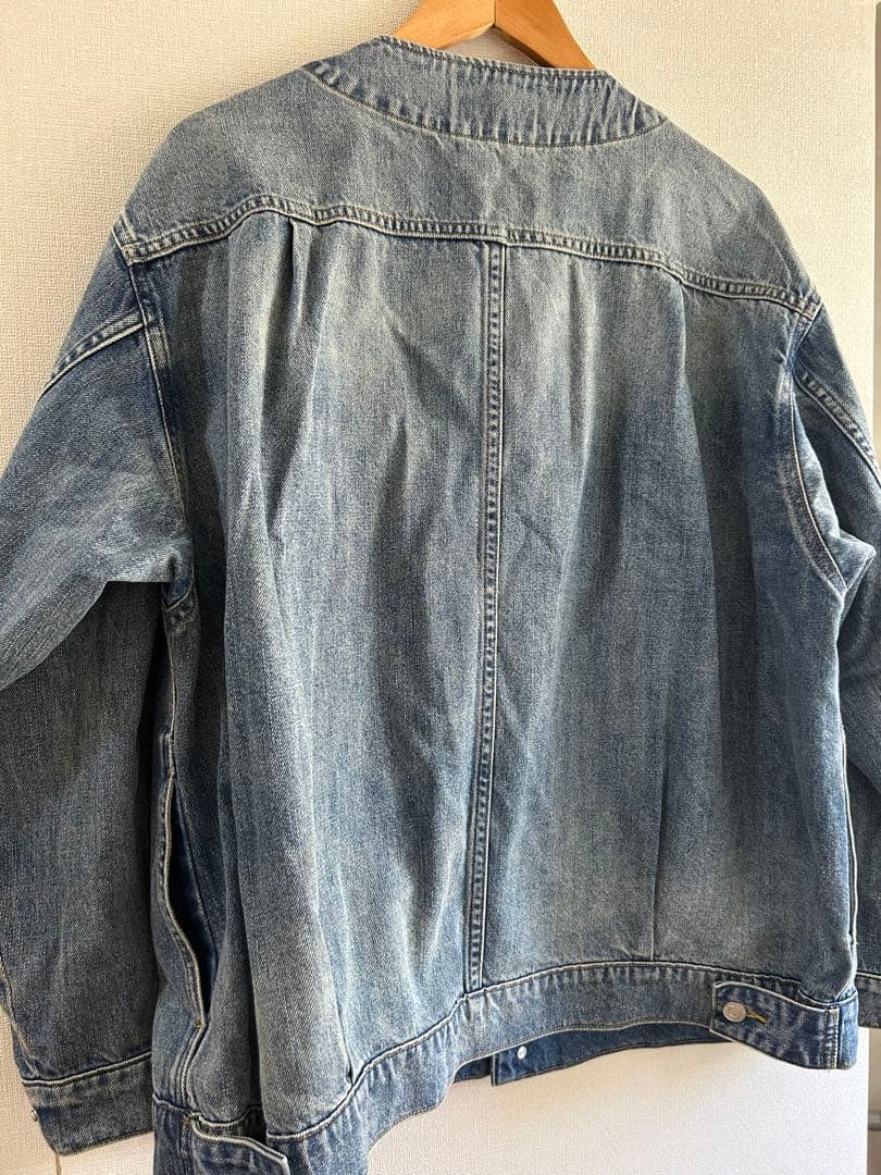【期間限定】cafune カフネ　新品　Vネックデニムジャケット　オーバーサイズ