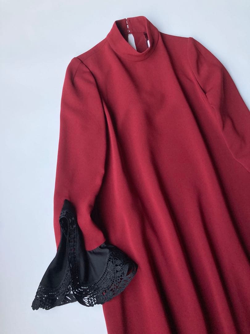 Mame Kurogouchi レース カフス ワンピース マメ