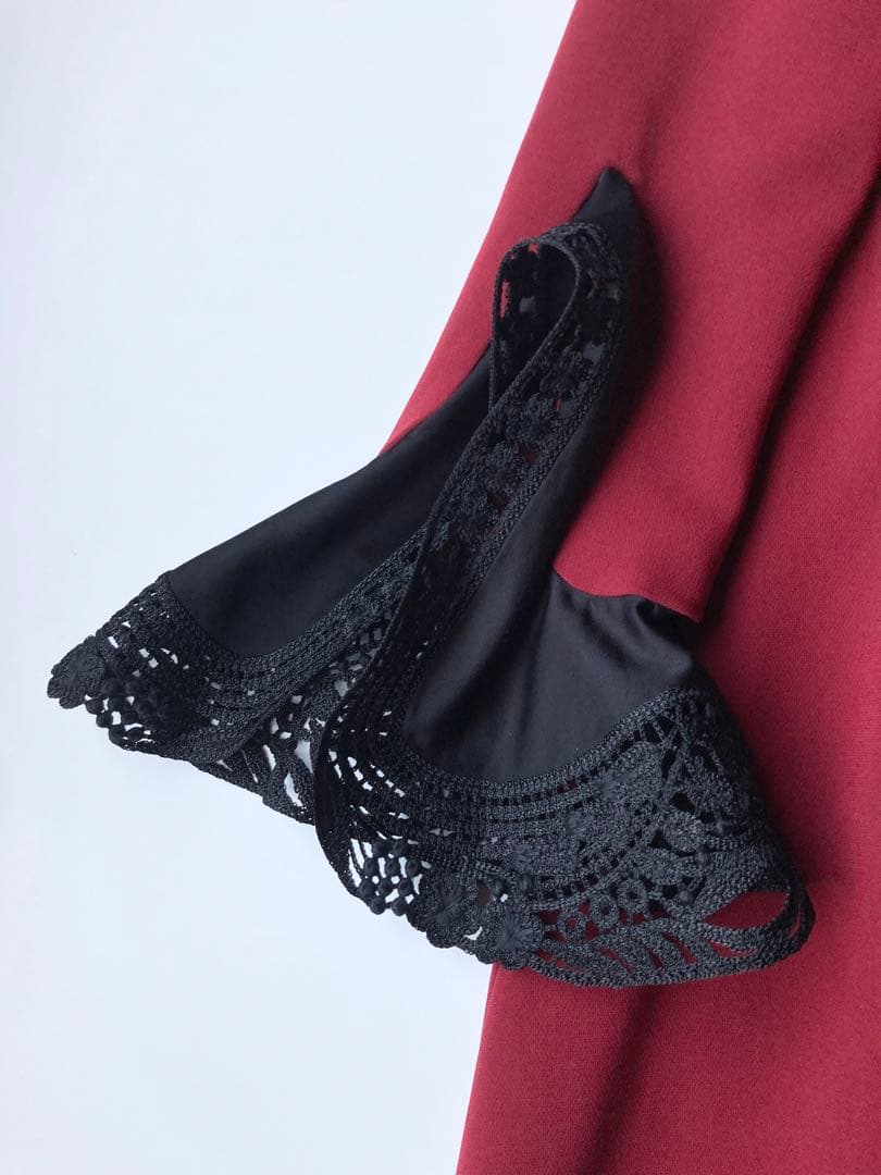 Mame Kurogouchi レース カフス ワンピース マメ