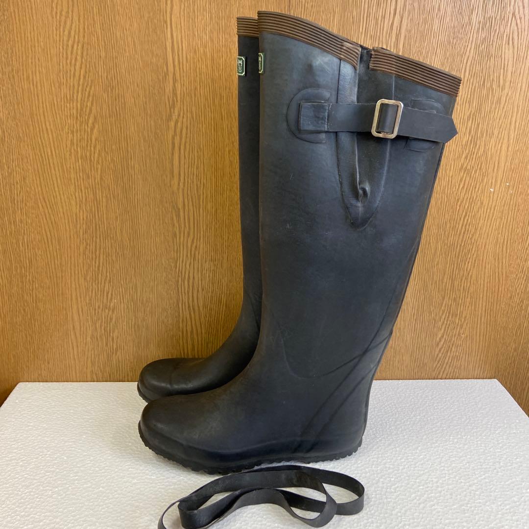 マロ1101新品　弘進婦人防寒長靴黒24㎝とミツウマ農業長靴　24㎝　2足