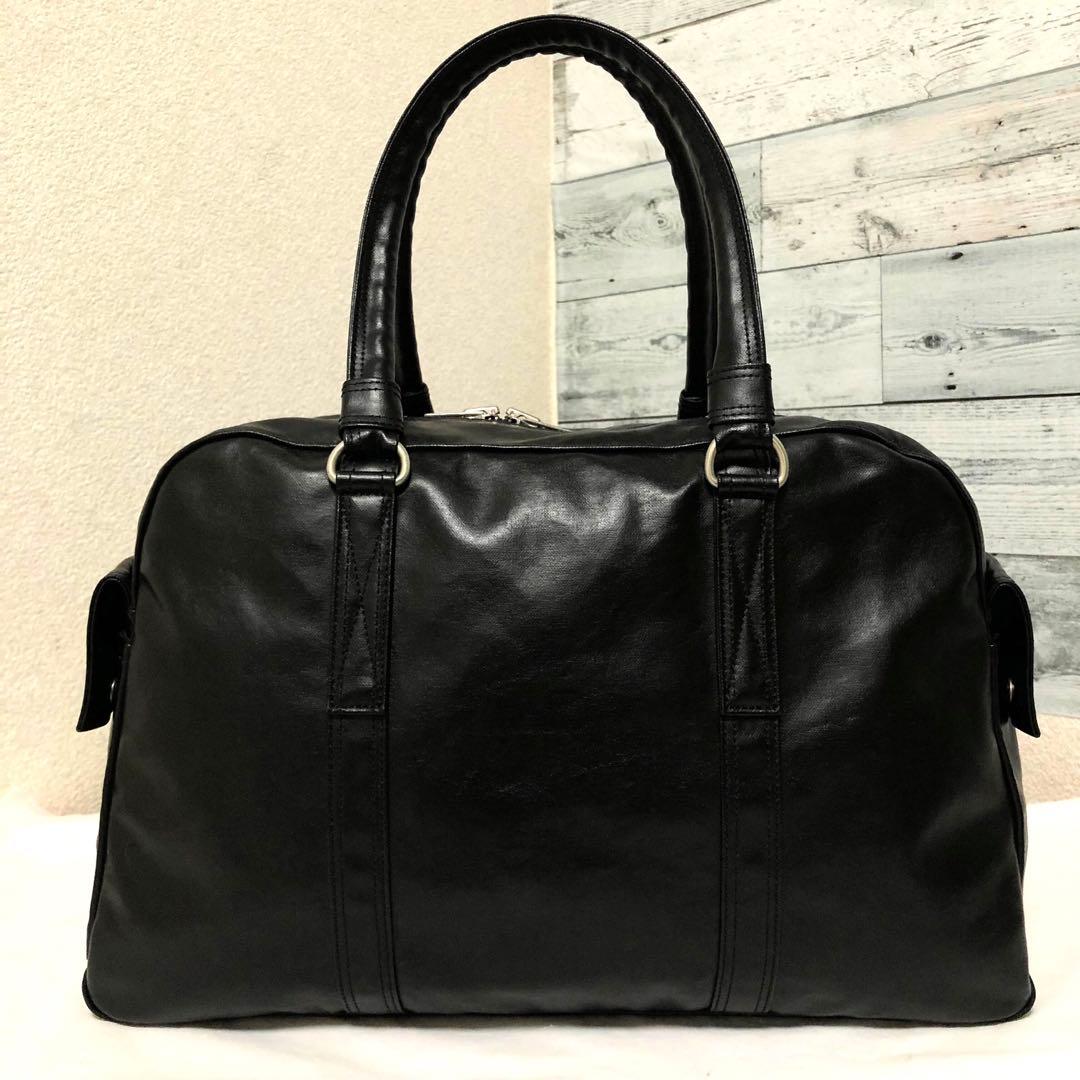 未使用級✨新型タグ ポーター フリースタイル ボストンバッグ ブラック 大容量