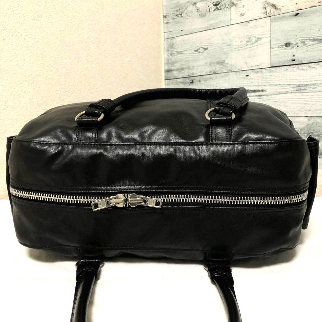 未使用級✨新型タグ ポーター フリースタイル ボストンバッグ ブラック 大容量