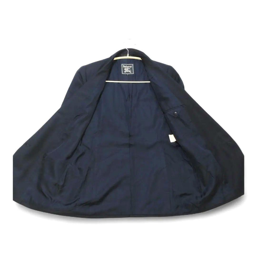 極美品✨バーバリー 紺ブレ ジャケット ネイビー カシミヤ100 金ボタン