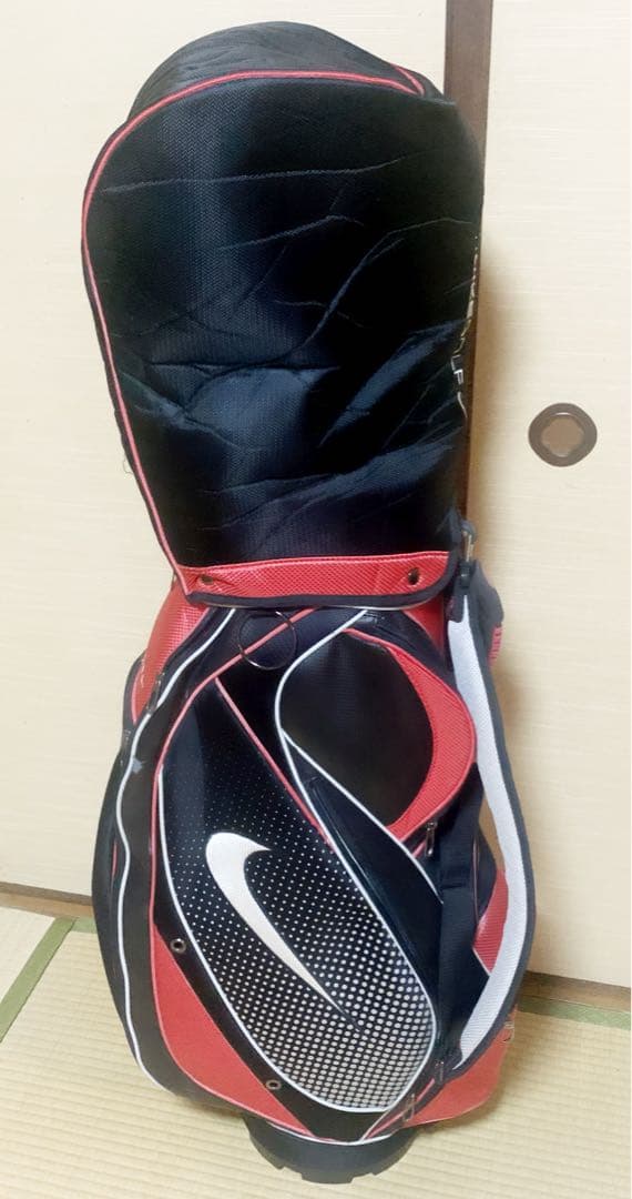 廃盤　希少品　NIKE GOLF キャディバッグ 赤黒