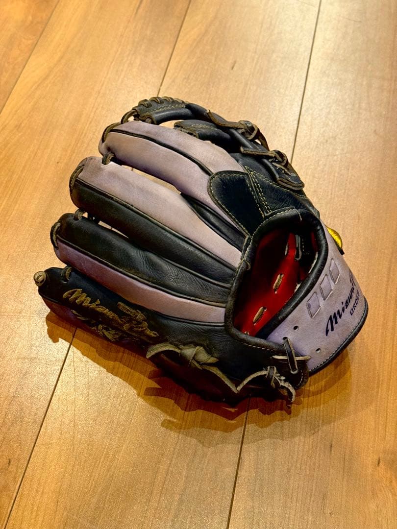 MizunoPro 軟式グローブ 紫/黒