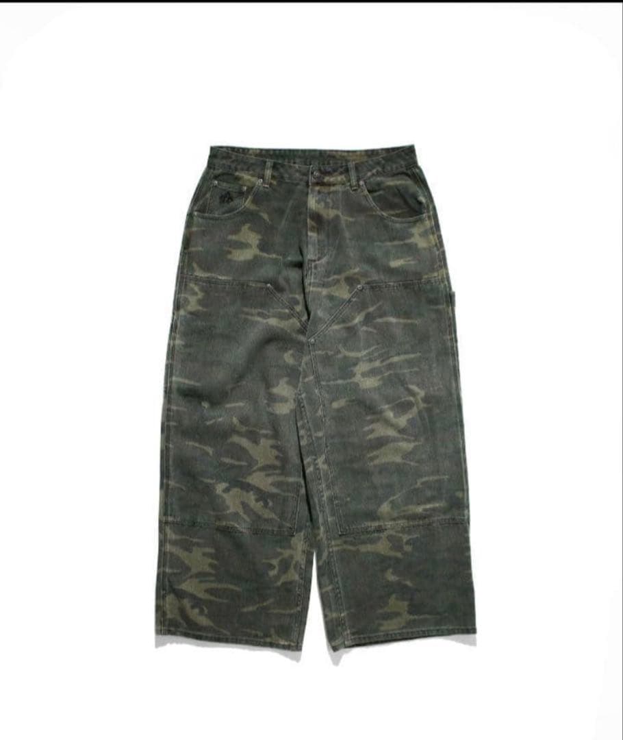 パンツ DOUBLE KNEE BAGGY DENIM ANTIMID