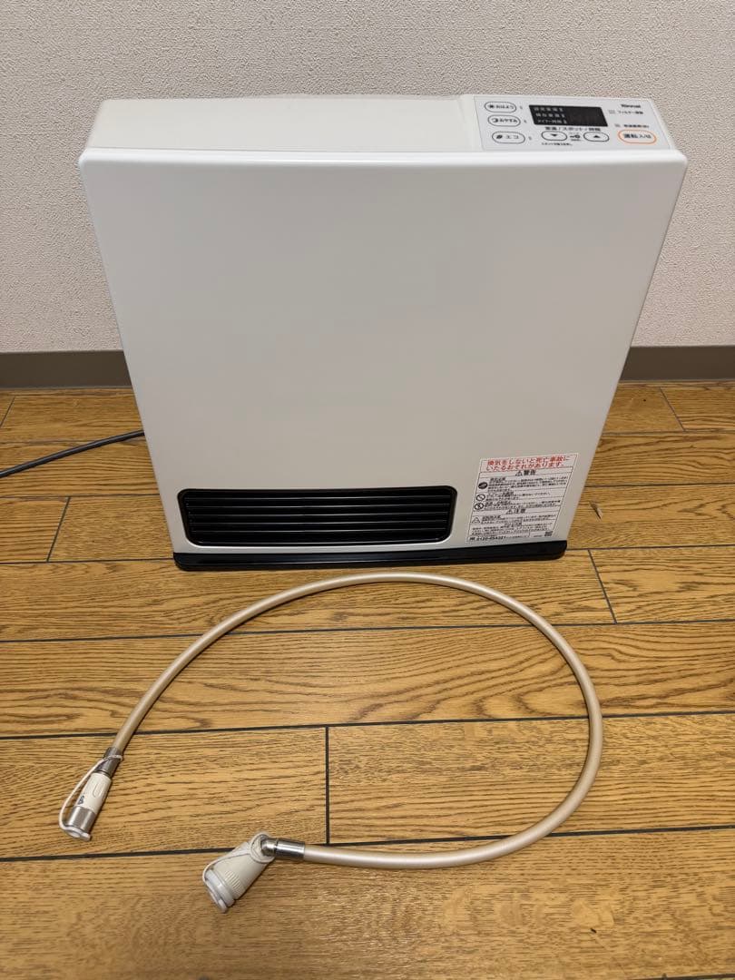 15畳 都市 ガスファンヒーター リンナイ SRC-365E ガスコード付