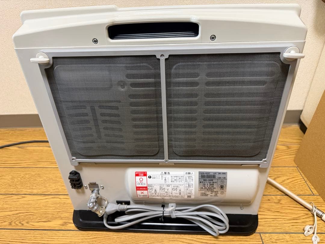 15畳 都市 ガスファンヒーター リンナイ SRC-365E ガスコード付