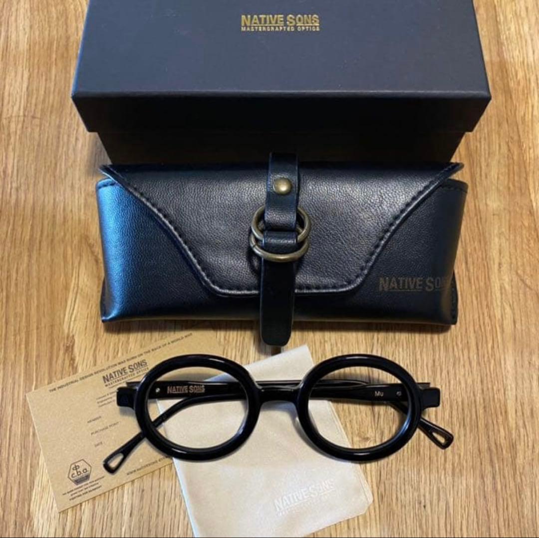NATIVE SONS Mu ネイティブサンズ ラウンド眼鏡