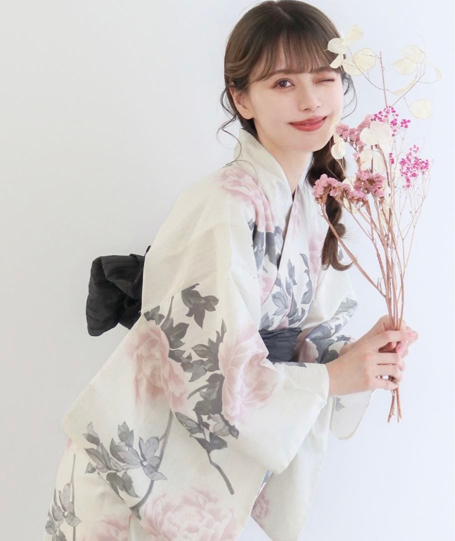 KYOETSU レディース二部式浴衣4点セット　セパレート