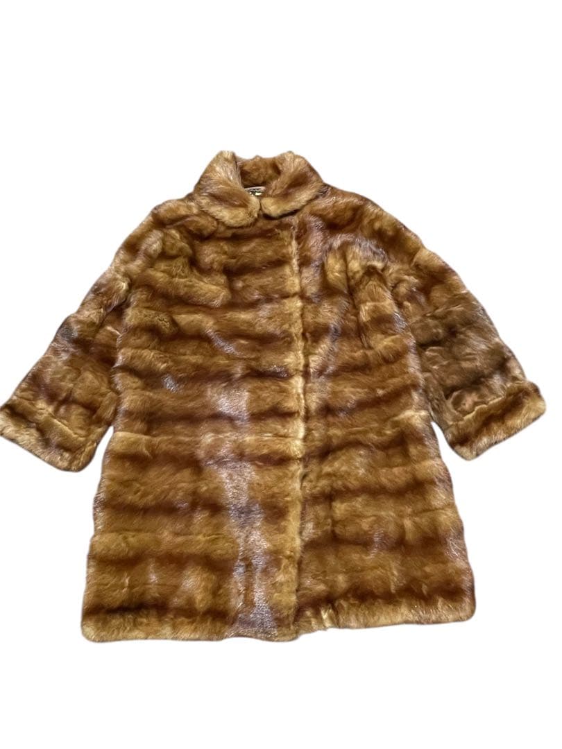 着丈2way ミンクジャケットコートケープにも