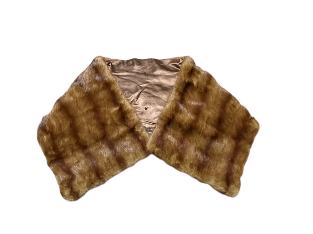 着丈2way ミンクジャケットコートケープにも