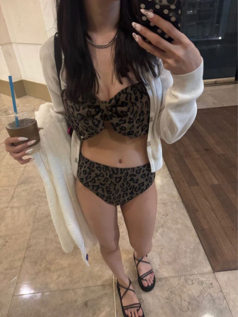 judin 2way ribbon motif swimwear 水着