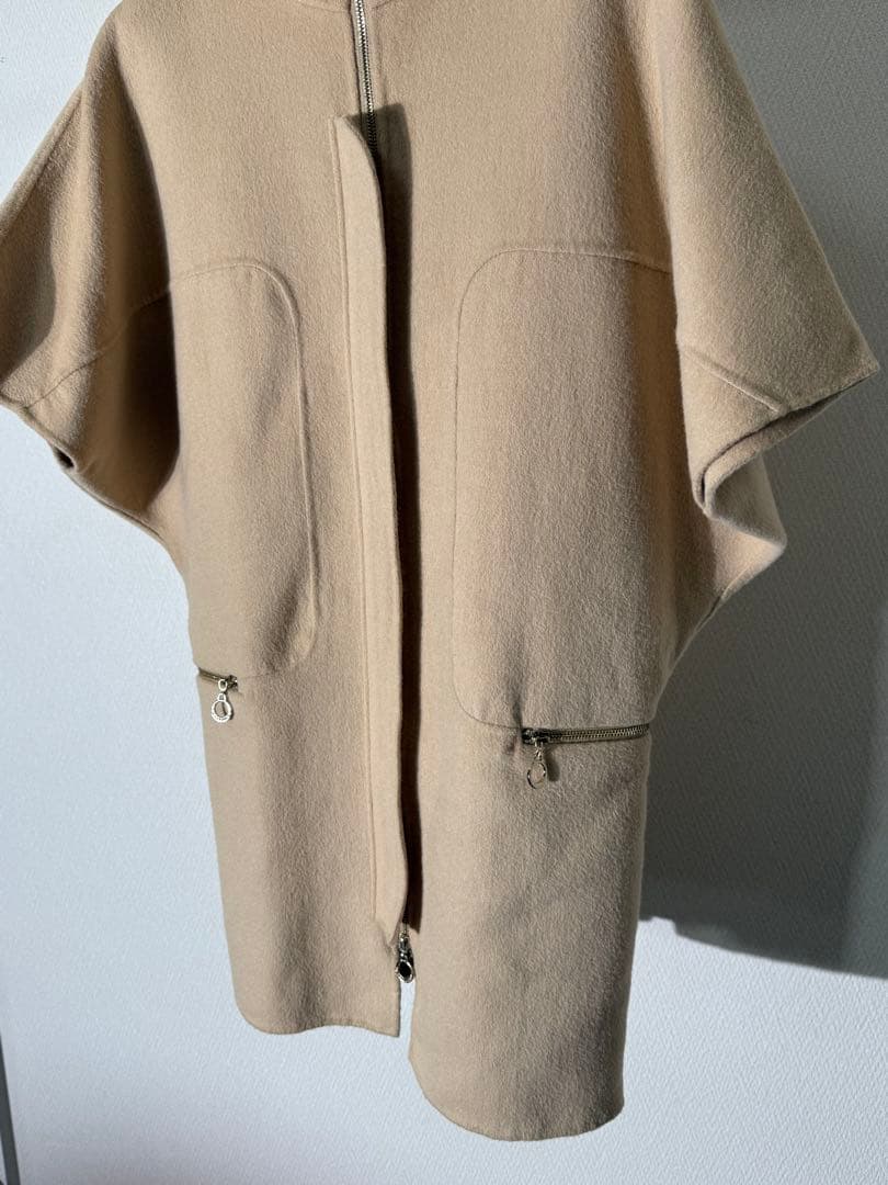 マックスマーラ ステュディオ ハーフスリーブ ZIPUPウールコート
