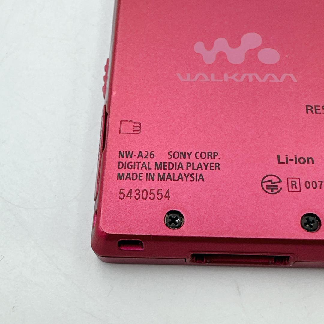 【概ね美品】SONY WALKMAN NW-A26 32GB ピンク