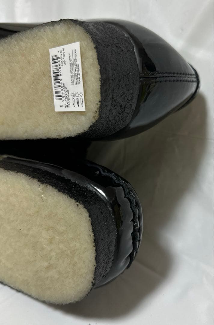 24ss シュプリーム × クラークス パテントレザー ワラビー :US10.5