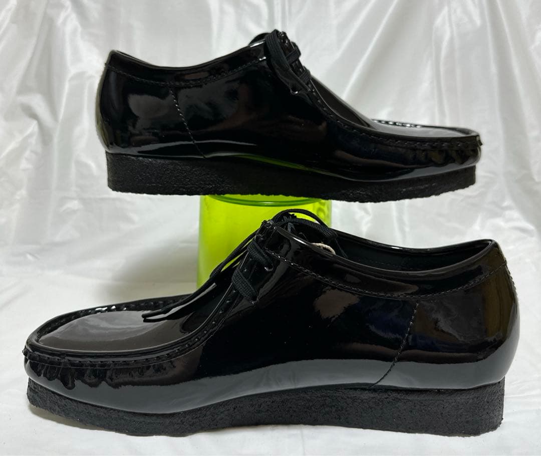 24ss シュプリーム × クラークス パテントレザー ワラビー :US10.5