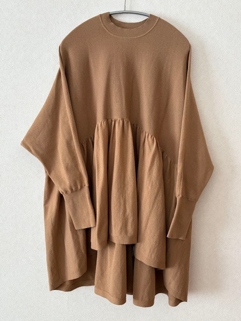 ✨極美品✨Curensology テンセルポリエステルギャザープルオーバー