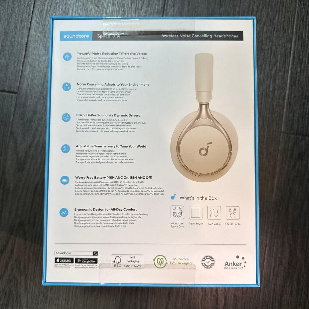 新品未開封品 Anker Soundcore Space One ヘッドホン