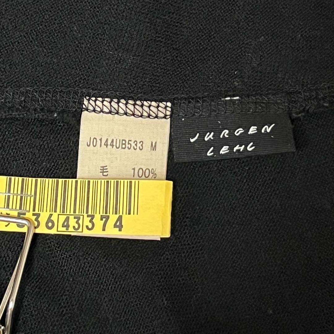 ヨーガンレール モックネック ウール チュニックワンピース 黒