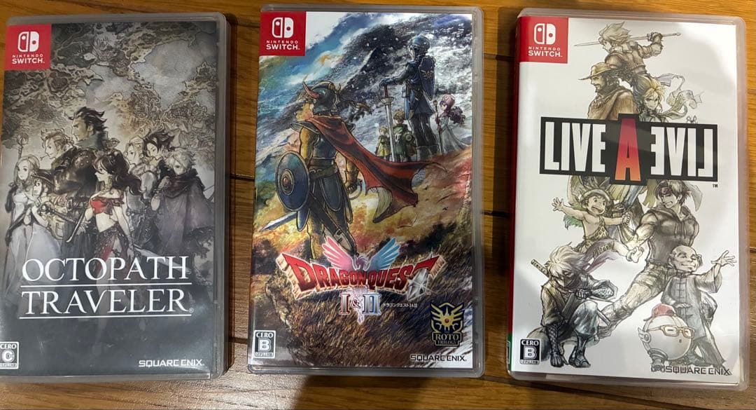 ドラゴンクエスト1&2 Switchライブアライブ　オクトパストラベラー　まとめ