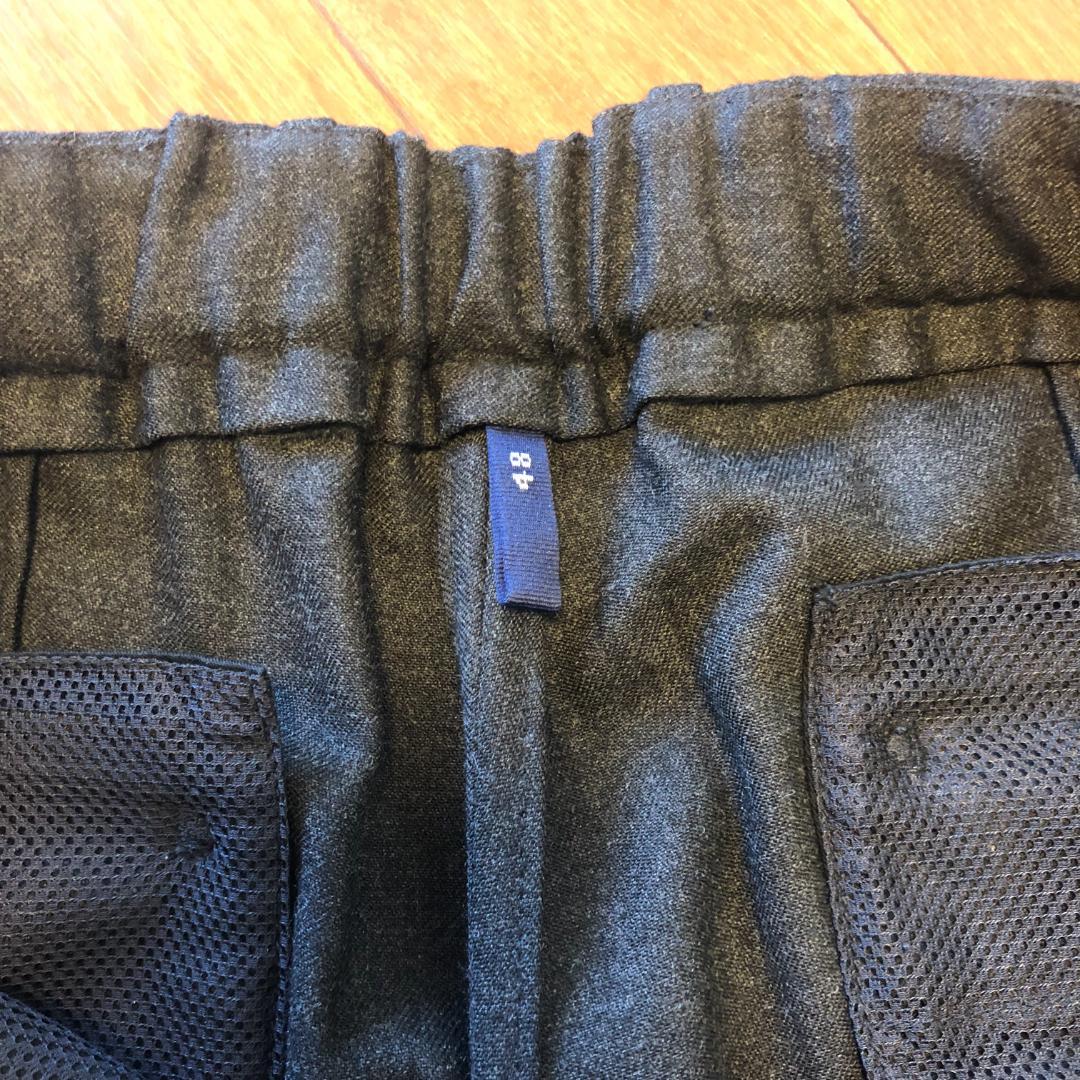 【INCOTEX】SLIM FIT ウールスラックス 48 シャーリング