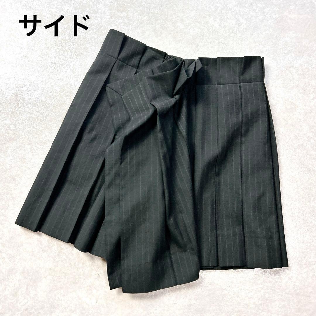 vivienne westwood ヴィヴィアン　プリーツ変形スカート　ブラック