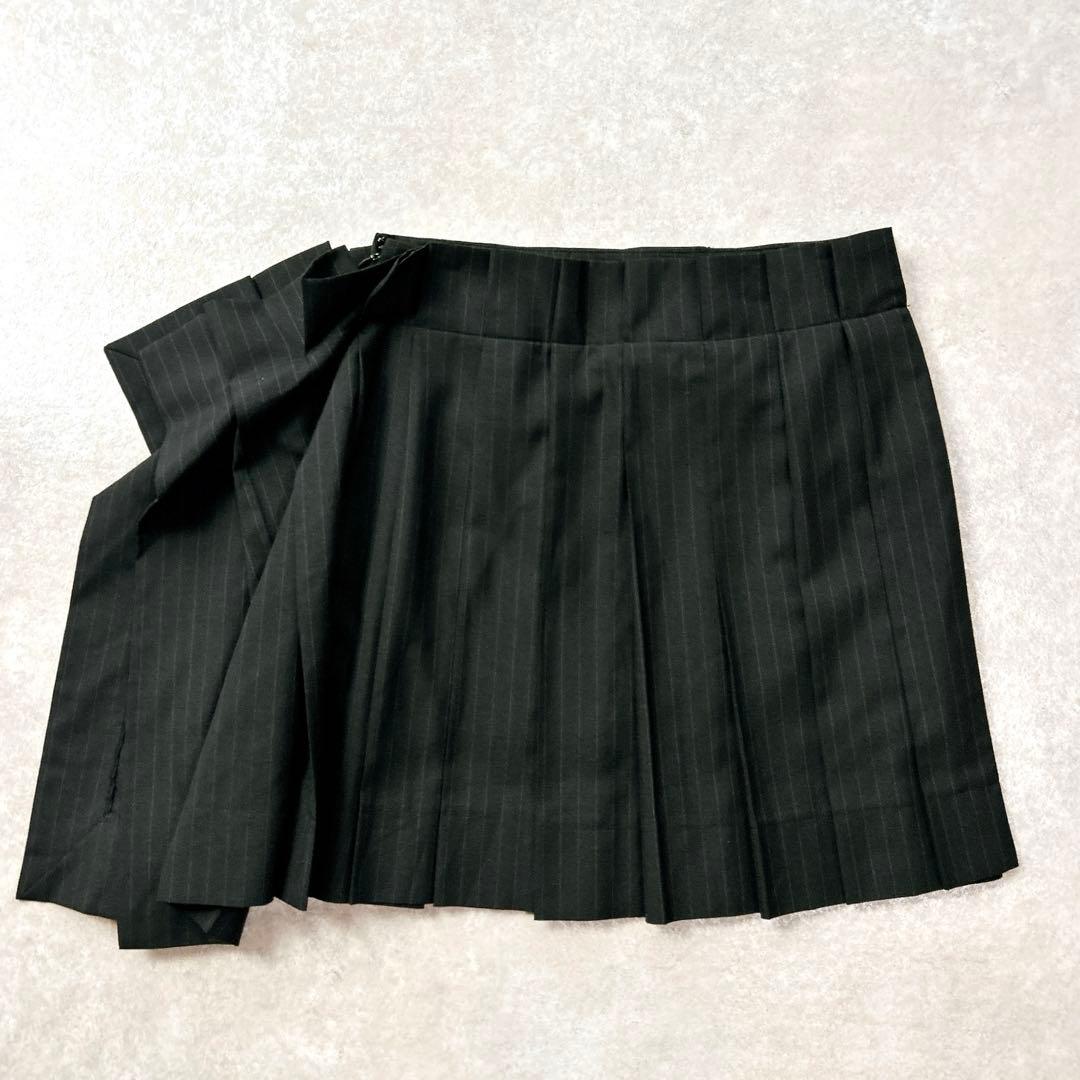vivienne westwood ヴィヴィアン　プリーツ変形スカート　ブラック
